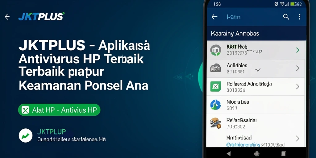 Antarmuka JKTPLUS yang sederhana dan mudah digunakan untuk keamanan ponsel.