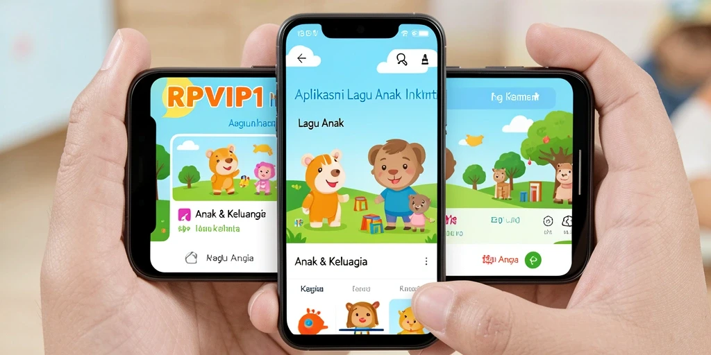 Tampilan antarmuka sederhana dan ceria dari RPVIP1.