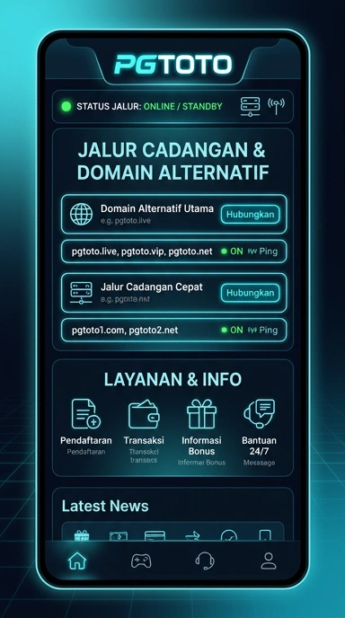 Tampilan link alternatif pgtoto